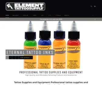 Elementtattoosupply.com(Tattoo Supplies and Equipment sold by Element Tattoo Supply USA) Screenshot