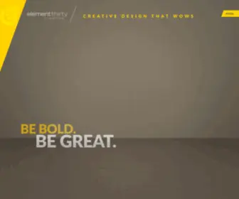 Elementthirty.com(Web Design Graphic Design Advertising Printing Marketing Materials) Screenshot