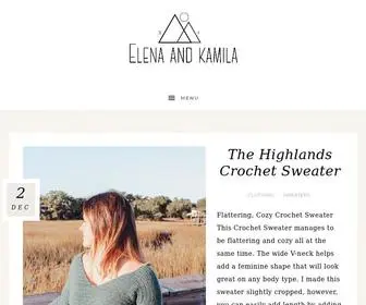 Elenaandkamila.com(Elena and Kamila) Screenshot