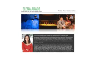 Elenaaraoz.com(Elena Araoz) Screenshot