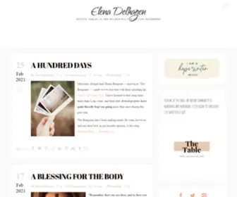 Elenadelhagen.com(Elena Delhagen) Screenshot