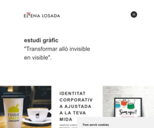 Elenalosada.com(Estudi gràfic) Screenshot