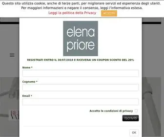 Elenapriore.it(Shopping online on elena priore) Screenshot