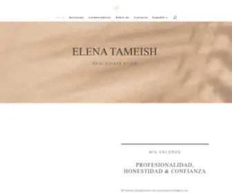 Elenatameish.es(Abogada en las Islas Baleares) Screenshot