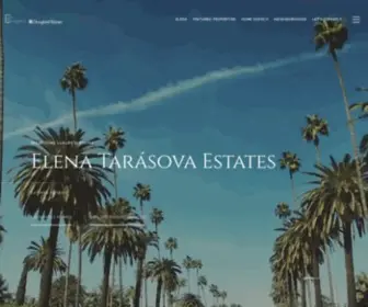 Elenatarasovaestates.com(Elena's goal) Screenshot