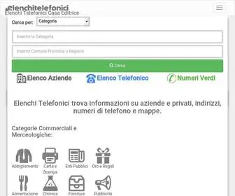 Elenchitelefonici.it(Elenchi Telefonici) Screenshot