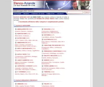 Elenco-Aziende.com(Il portale delle Imprese Italiane ONLINE) Screenshot