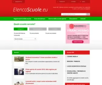 Elencoscuole.eu(Elenco Scuole in Italia) Screenshot