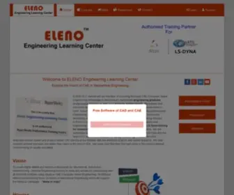 Eleno-ELC.com(Hypermesh and LS Dyna Training Institute in Pune) Screenshot