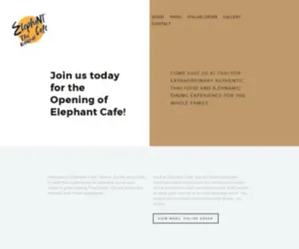 Elephantcafelakeforest.com(Official Elephant Cafe) Screenshot