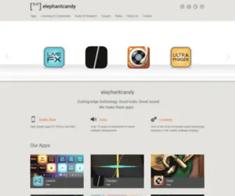 Elephantcandy.com(Audio software for mobile) Screenshot