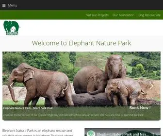 Elephantnaturepark.org(Elephant Nature Park) Screenshot
