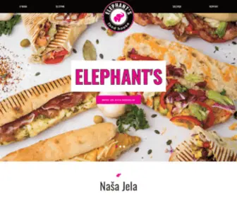 Elephantsfoodhouse.rs(Elephant's restoran) Screenshot