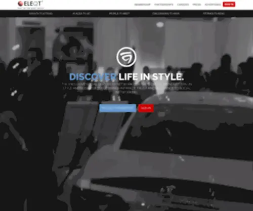 Eleqt.net(Discover Life in Style) Screenshot