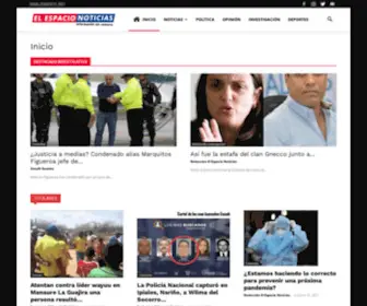 Elespacionoticias.com(El Espacio Noticias) Screenshot