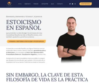 Elestoico.com(Bienvenida) Screenshot