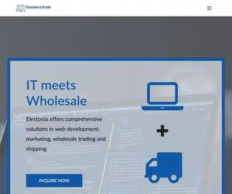 Elestoniallc.com(IT Meets Freight Forwarding) Screenshot