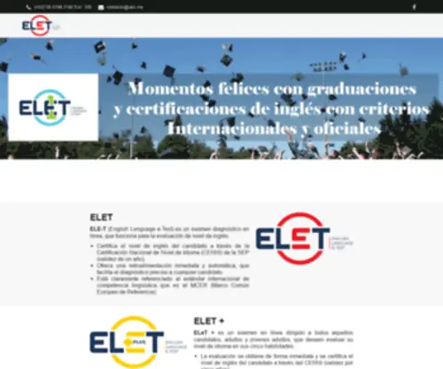 Elet.com.mx(ELET) Screenshot