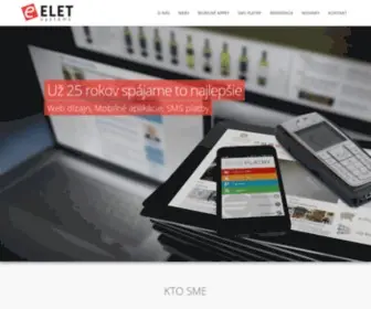 Elet.sk(Máme 25 rokov skúseností a riešenia pre všetky obrazovky) Screenshot