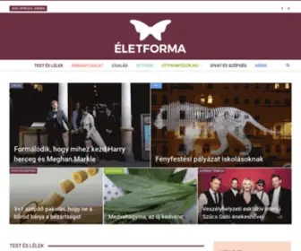 Eletforma.hu(A legérdekesebb hírek itthonról és külföldről) Screenshot
