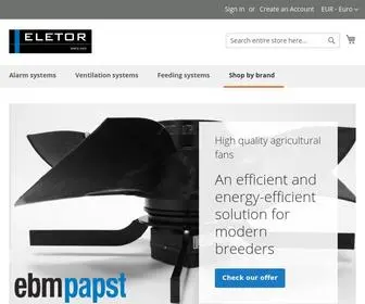 Eletor.com(Livestock buildings equipment) Screenshot