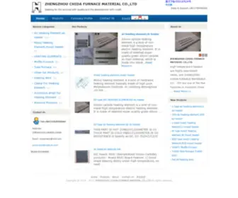 Eletricheaters.com(ZHENGZHOU CHIDA FURNACE MATERIAL CO) Screenshot