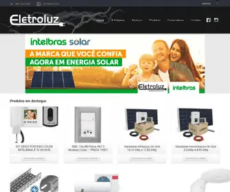 Eletroluzmf.com.br(Luminárias) Screenshot