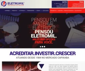 Eletromil.com.br(Eletromil) Screenshot