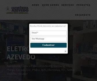Eletronicaazevedo.com.br(Eletrônica) Screenshot