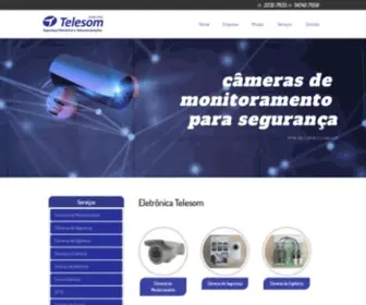 Eletronicatelesom.com.br(Eletrônica Telesom Segurança Eletrônica) Screenshot