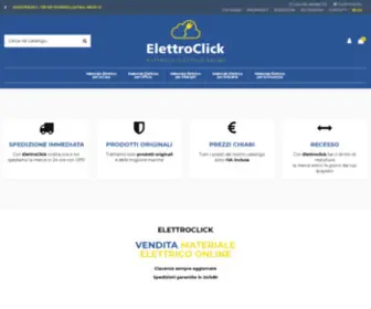 Elettroclick.com(Materiale elettrico online ai migliori prezzi) Screenshot