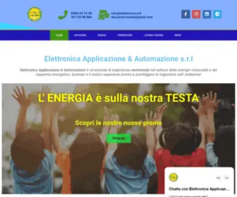 Elettronica-A.com(Elettronica Applicazione & Automazione srl) Screenshot