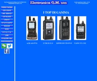 Elettronicagm.com(Ricetrasmittenti) Screenshot