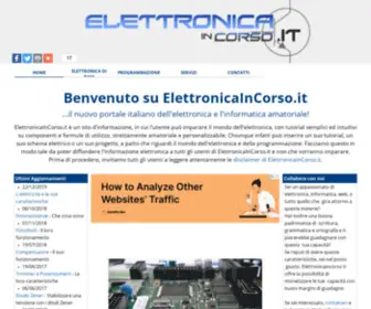 Elettronicaincorso.it(Corso di Elettronica) Screenshot