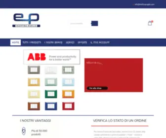 Elettropuglia.com(Distributore di Componenti Elettronici) Screenshot