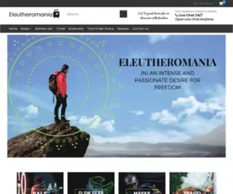 Eleutheromania.net("A great desire for or obsession with freedom". Eleutheromania) Screenshot