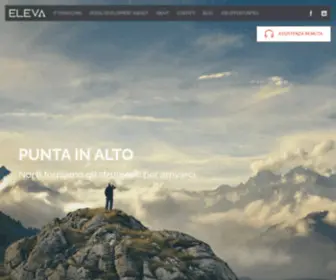 Eleva.it(ELEVA fornisce servizi e soluzioni informatiche per le aziende) Screenshot