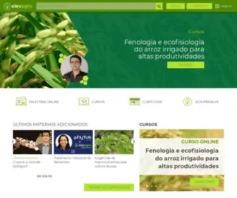 Elevagro.com(O canal de experiências e conhecimentos sobre o agronegócio) Screenshot