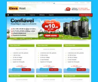 Elevahost.com.br(Eleva Host Hospedagem de Sites) Screenshot