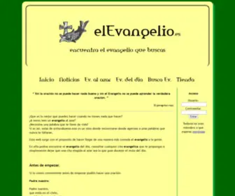 Elevangelio.es(En esta web podra consultar el evangelio del dia) Screenshot