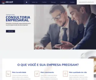 Elevantcorporate.com(Elevant Corporate Consultoria Empresarial Ligue) Screenshot