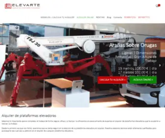 Elevarteplataformas.com(Alquiler de Plataformas Elevadoras) Screenshot