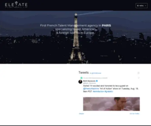 Elevate-Artist-Management.com(Elevate Artist Management) Screenshot