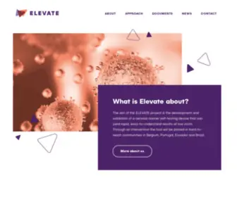 Elevate-HPV.com(ELEVATE) Screenshot