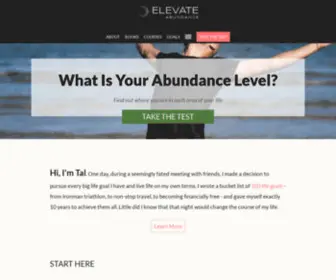 Elevateabundance.com(Elevating to your true potential) Screenshot