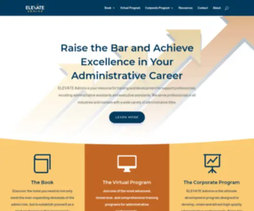 Elevateadmins.com(ELEVATE Admins) Screenshot