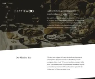 Elevateandco.com(Elevate&CO) Screenshot