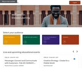 Elevateandlearn.com(Learn new skills to build your brand or business) Screenshot