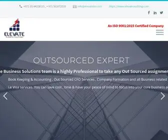 Elevatebs.com(Bookkeeping and accounting firms in dubai) Screenshot