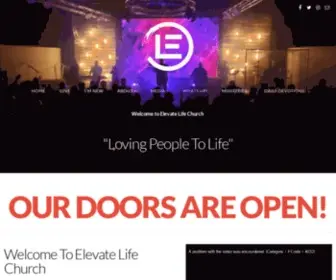 Elevatechurch.tv(Elevate Life Church) Screenshot